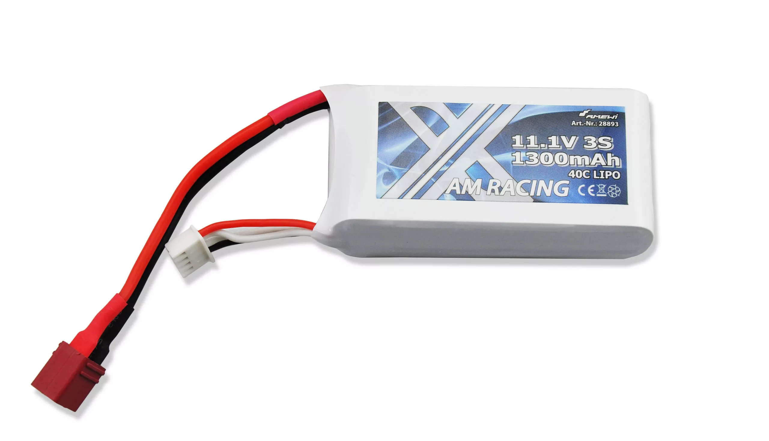 Amewi 28893 accu Li-Po 11,1 C 1300 mAh 40 C conn. DEAN