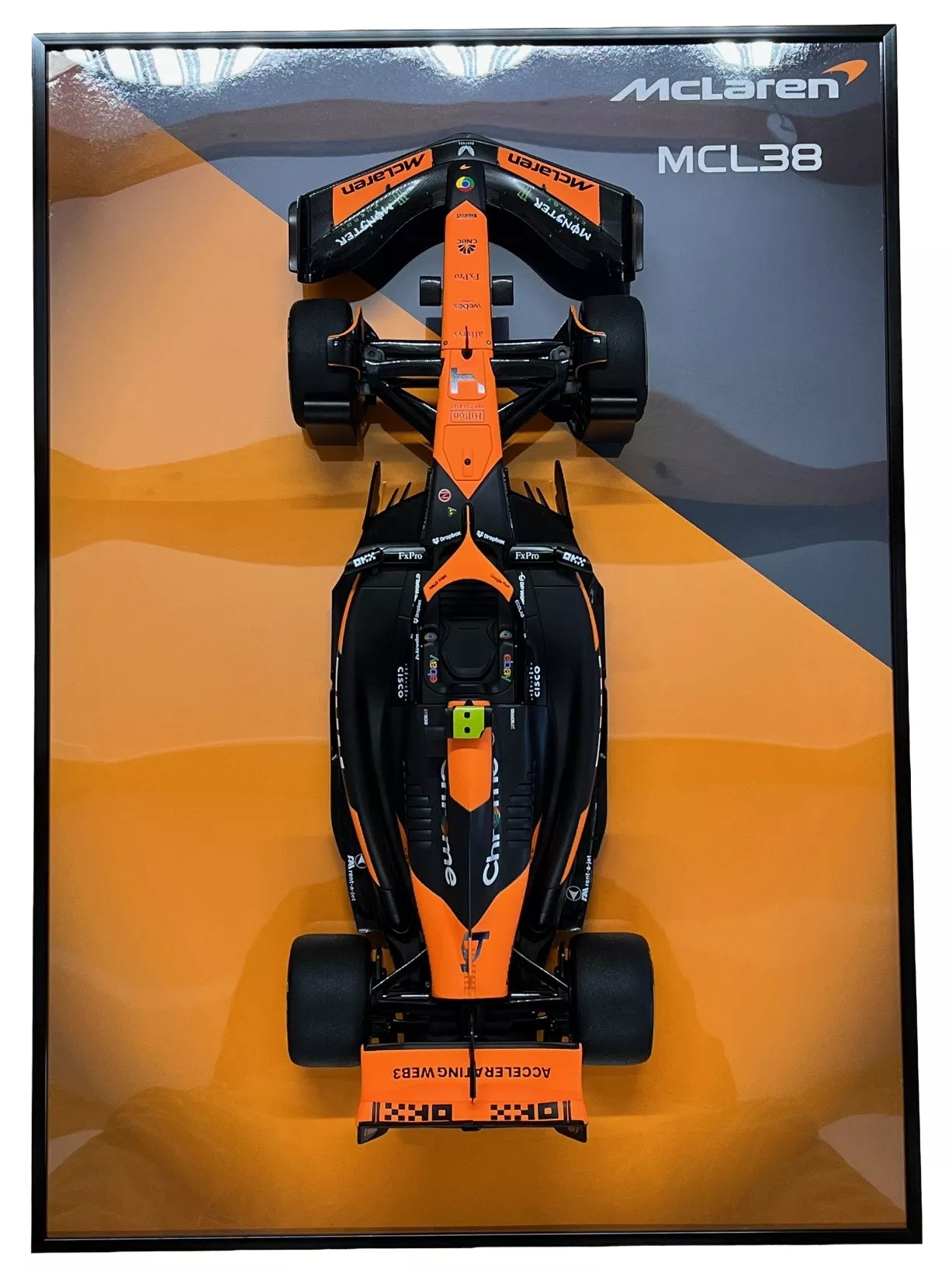 Maisto 1816803-4 1:10 Tableau Formule 1 MCL38 N°4 Norris