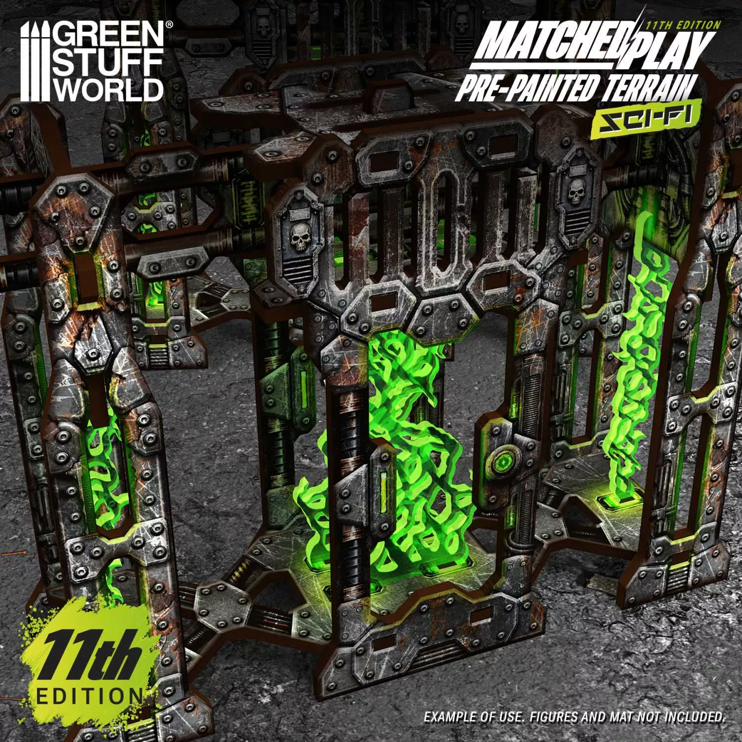 GSW 6960 Pack De Décors Pliables Prépeints 11e Edition Warhammer 40K