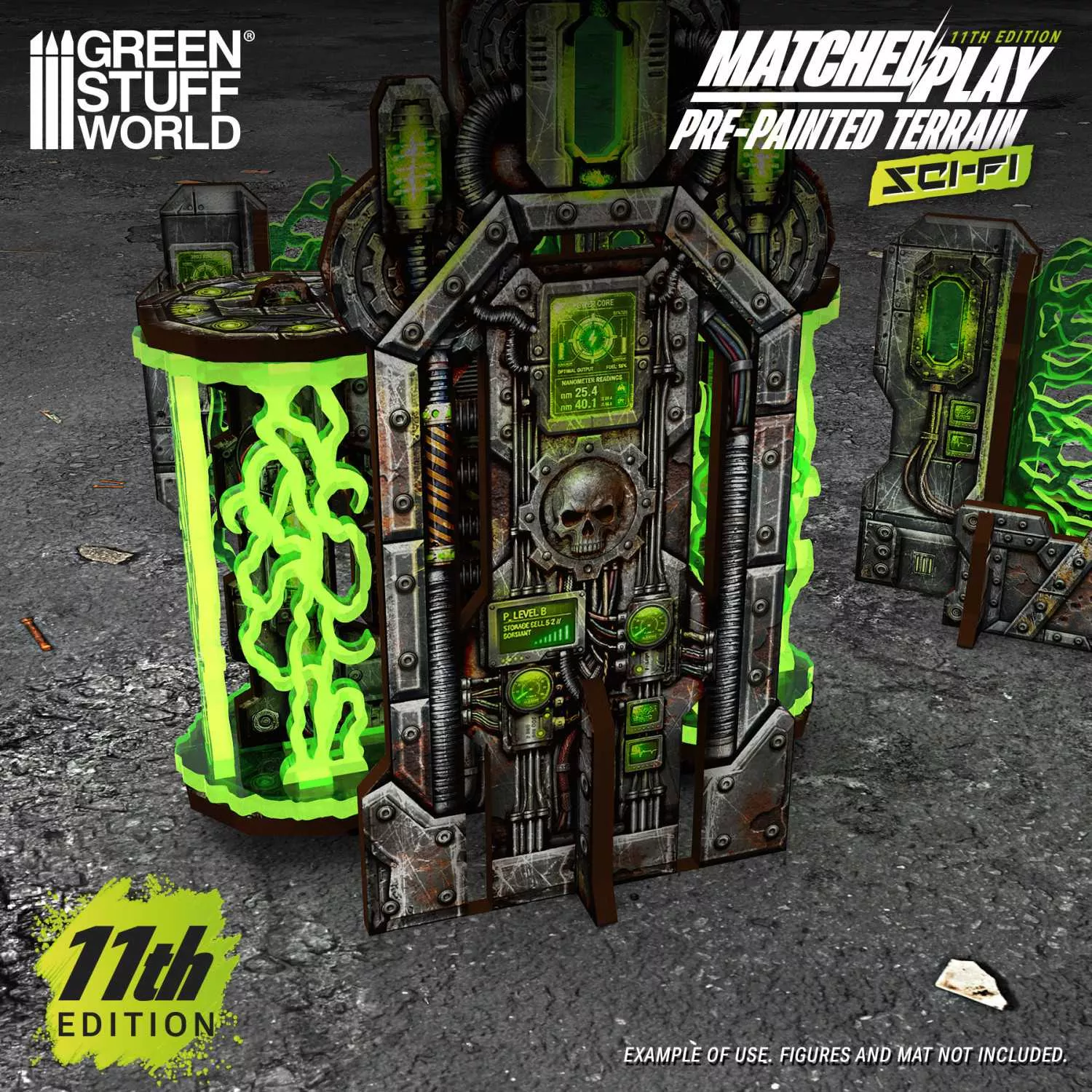 GSW 6960 Pack De Décors Pliables Prépeints 11e Edition Warhammer 40K