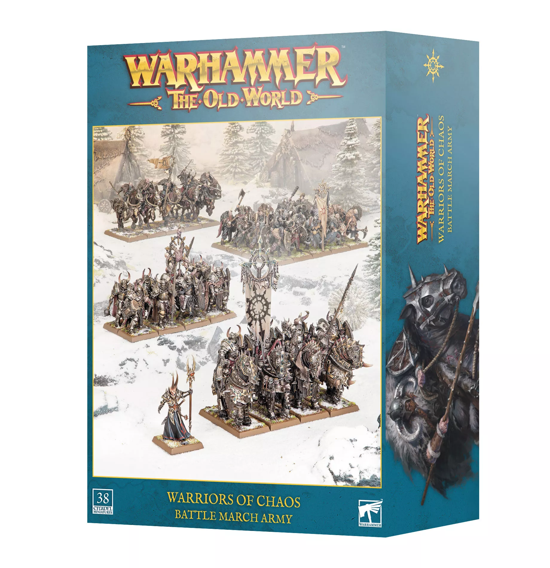Warhammer Old World Warriors Of Chaos : Armée De Colonne De Bataille