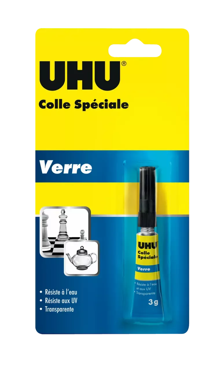 UHU 46685 Verre, tube de 3 g.