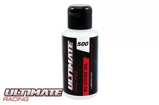 Ultimate Racing 0750 huile silicone d'amortisseu 500 cps, 75 mL