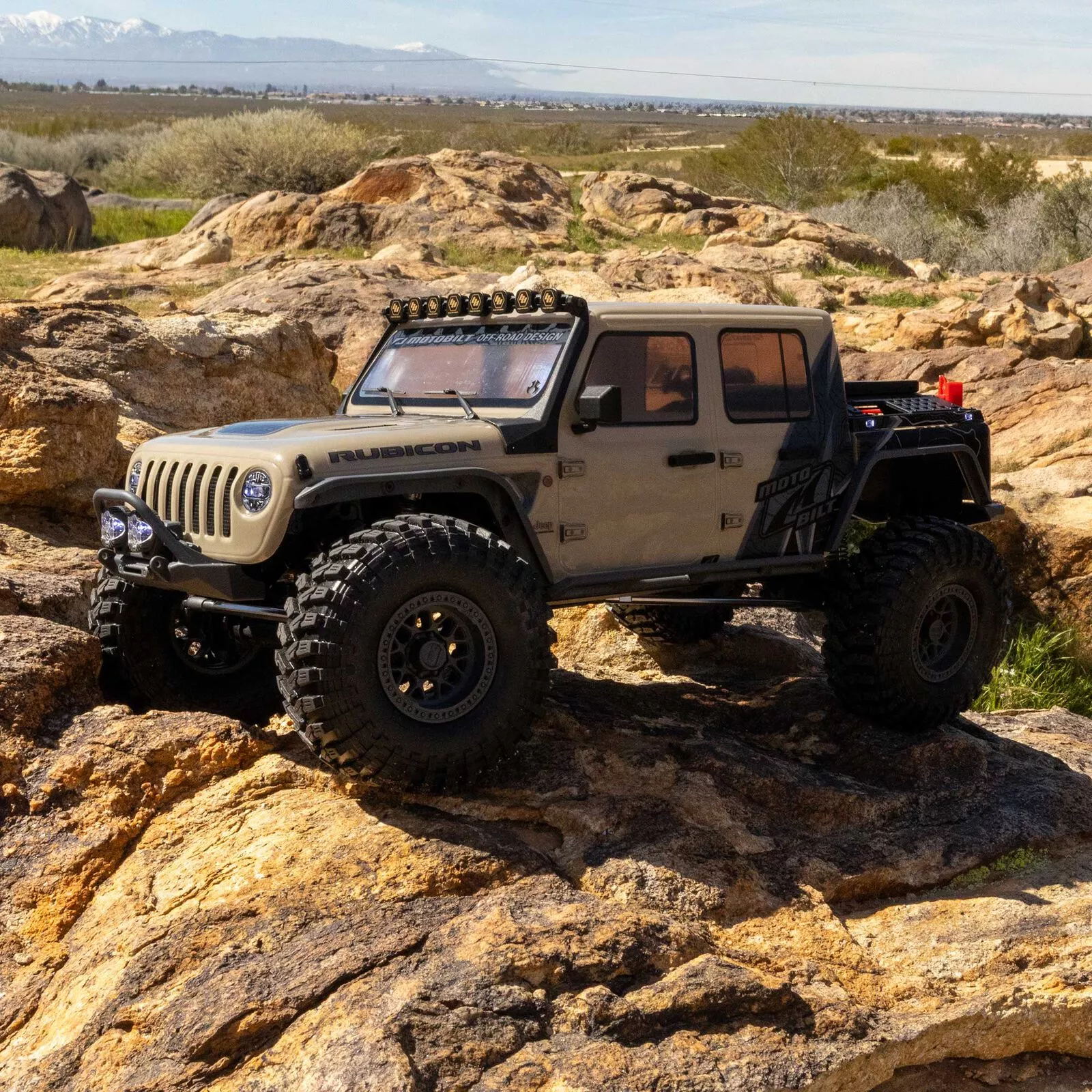 Axial 2443T1 1:10 CRAWLER JEEP Gladiator 4WD EP RTR Brun