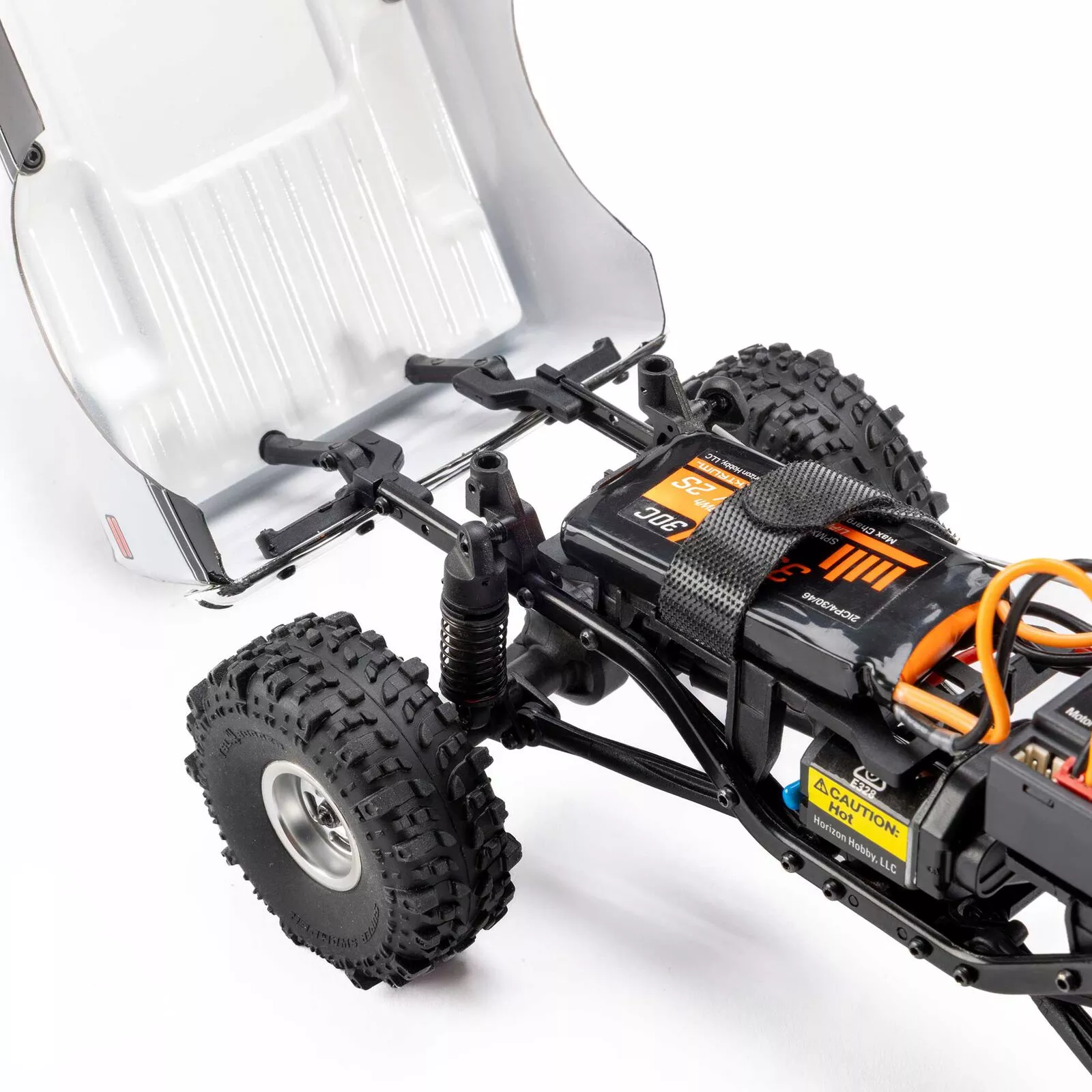 Axial 3408T2 1/24 Crawler SCX24  Chevrolet C10 4X4 RTR Orange/Blanc