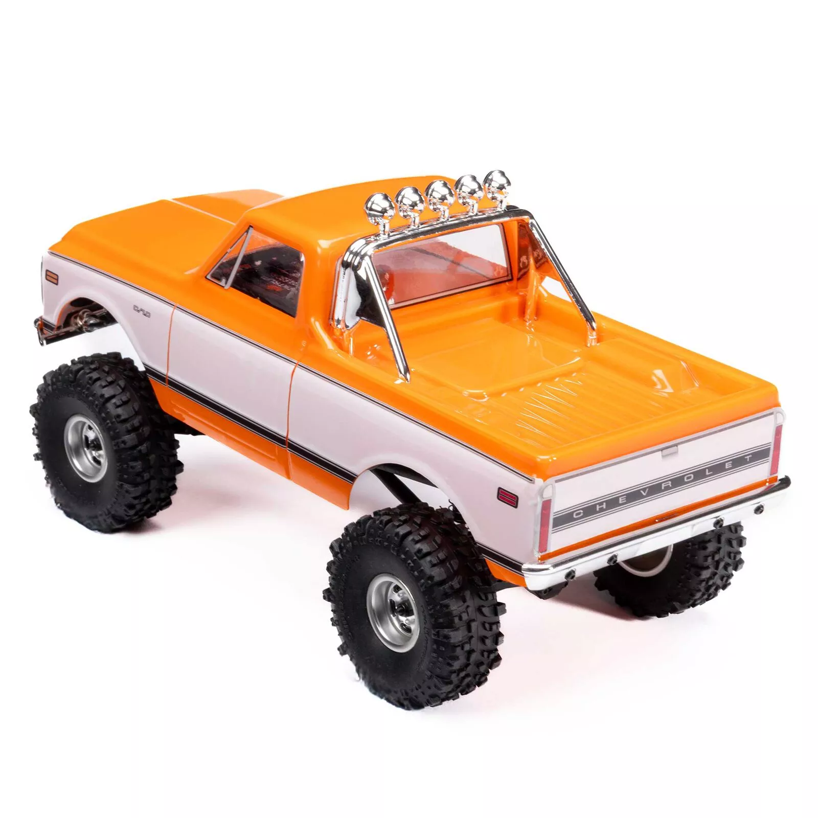 Axial 3408T2 1/24 Crawler SCX24  Chevrolet C10 4X4 RTR Orange/Blanc