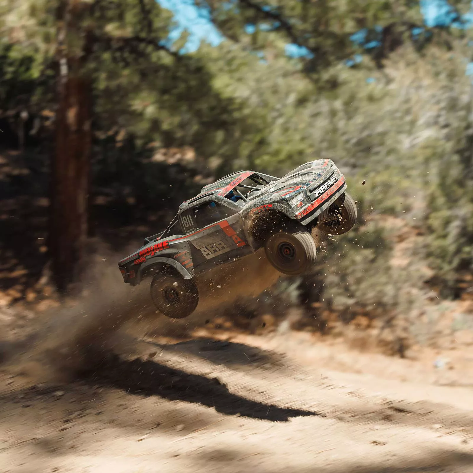 Arrma ARA7704V3T1 1:7 All-Road MOJAVE 6S EXB 4WD RTR Noir/Rouge