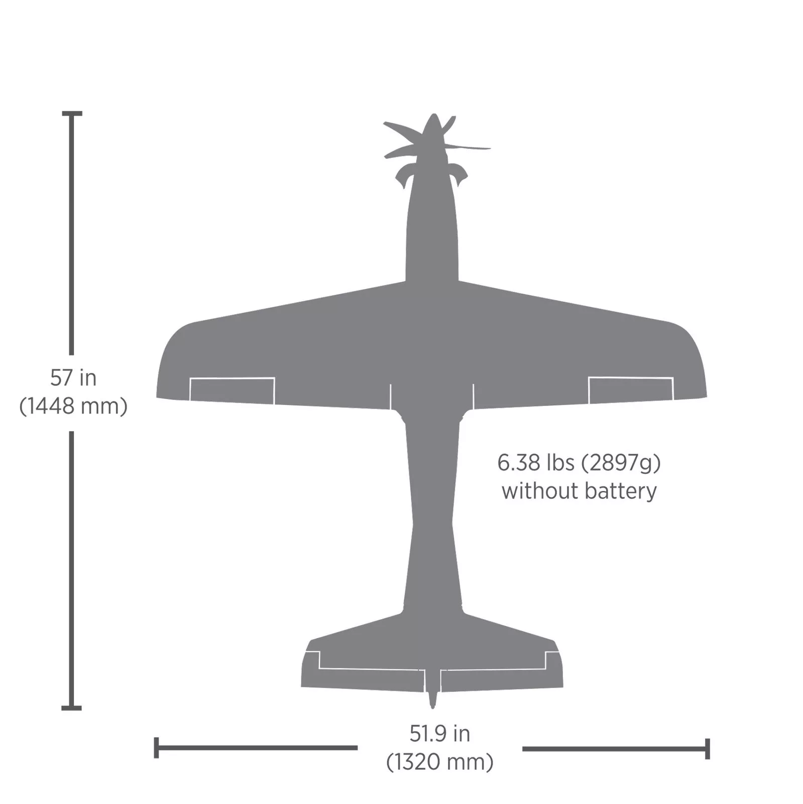 E-Flite EFL14975 Avion Pilatus PC-21 1.3m PNP
