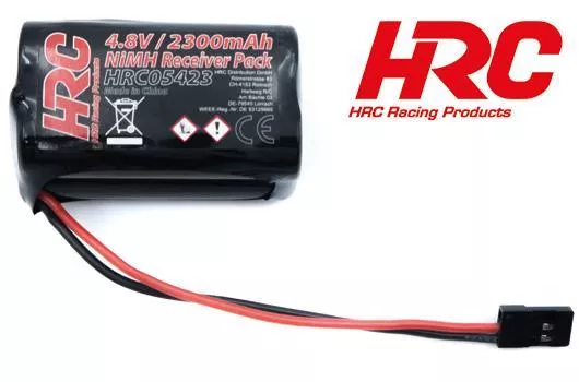 HRC05423S 4 Eléments Accu récepteur 4.8V 2300mAh NiMH JR