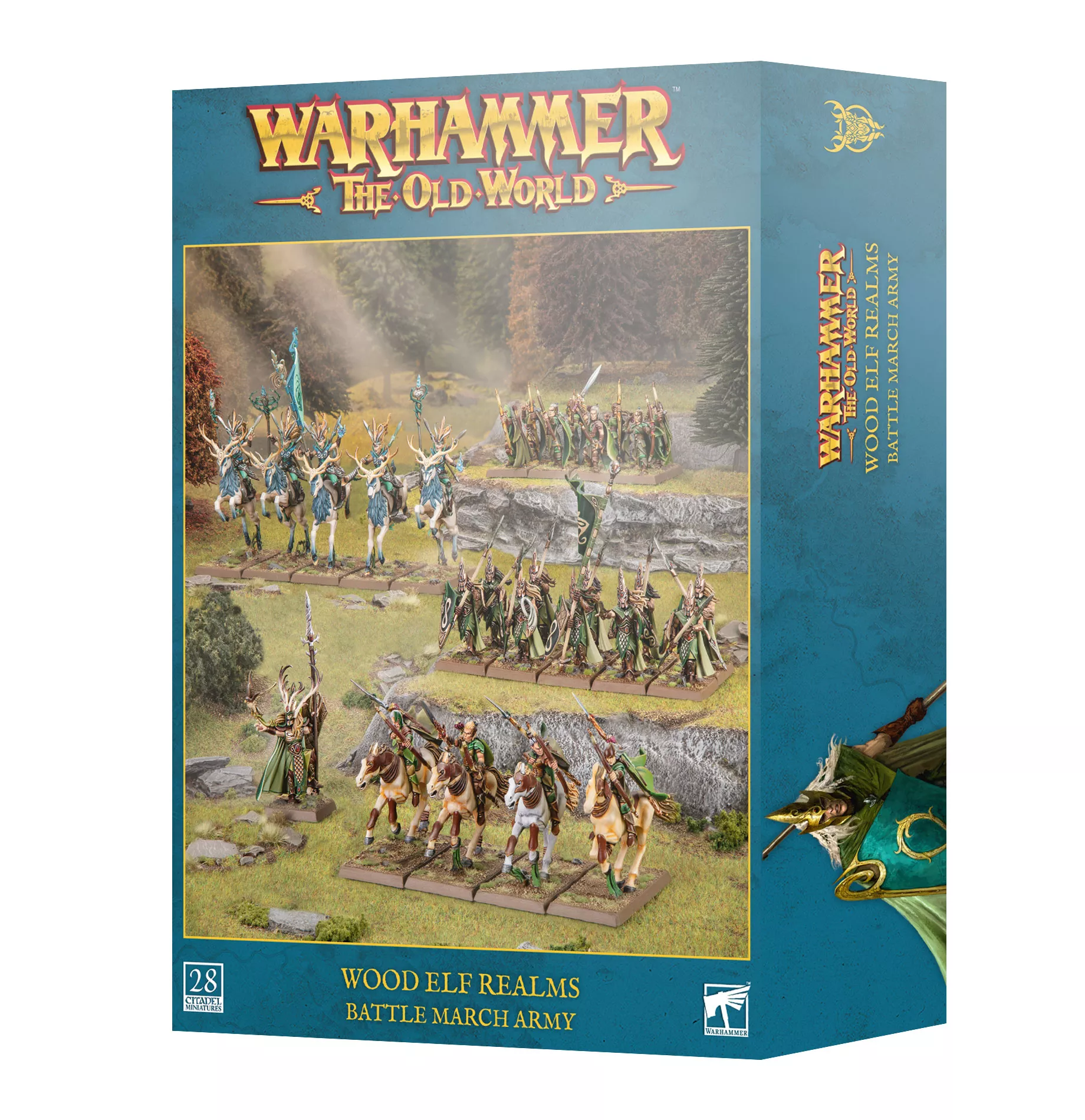 Warhammer Old World Wood Elf Realms : Colonne De Bataille