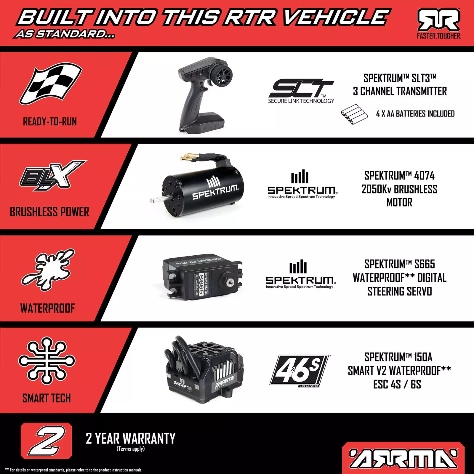 Arrma ARA8608V6T3 1:8 M.Truck KRATON BLX6S 4WD EP RTR Vert/Noir