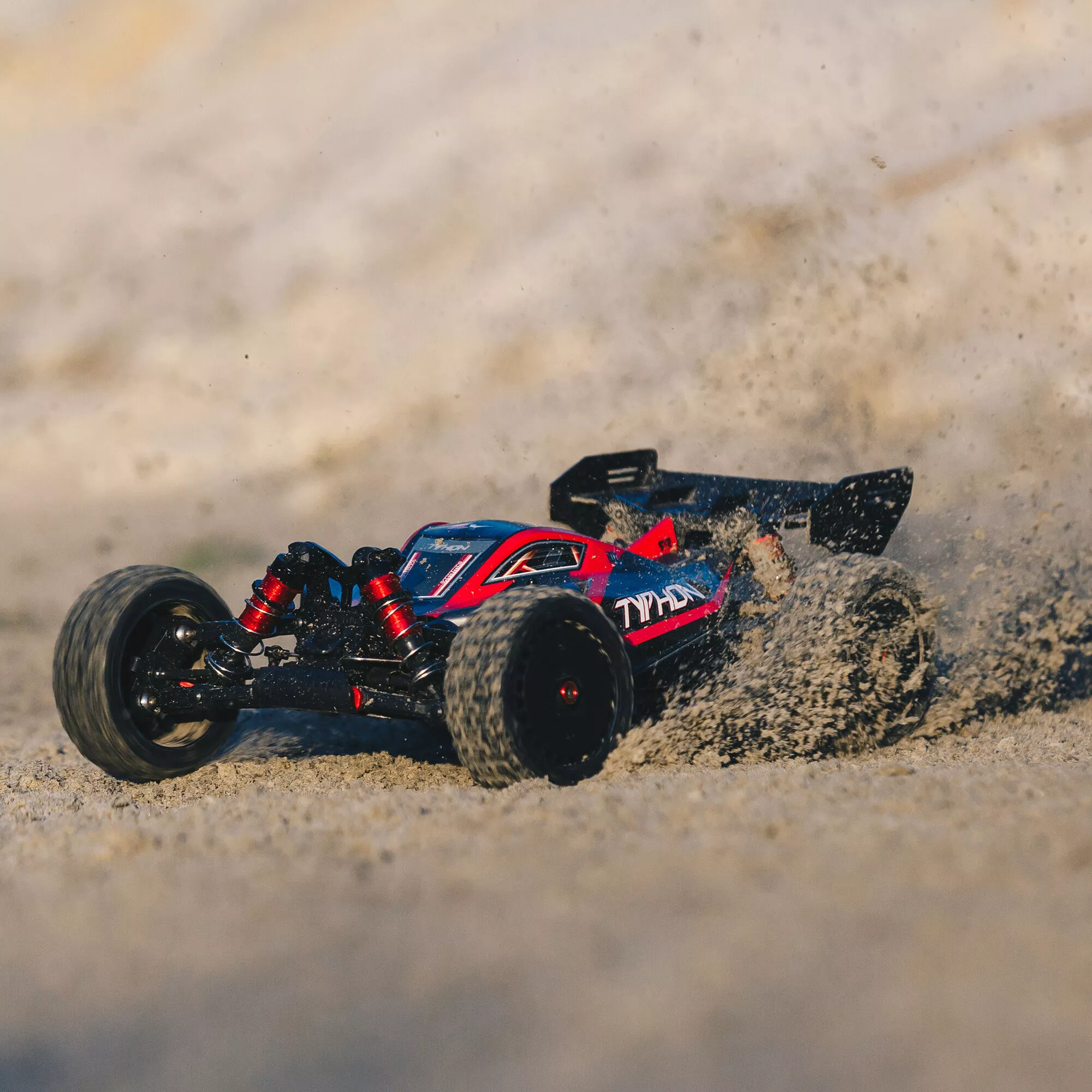 Arrma ARA8606V5 1:8 Typhon BLX6S Brushless 4WD EP RTR Rouge / Noir
