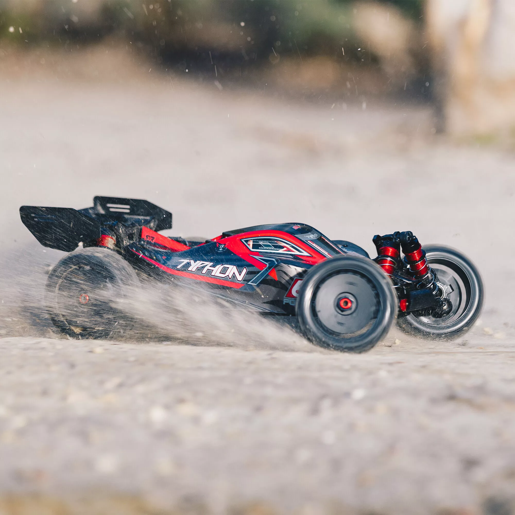 Arrma ARA8606V5 1:8 Typhon BLX6S Brushless 4WD EP RTR Rouge / Noir