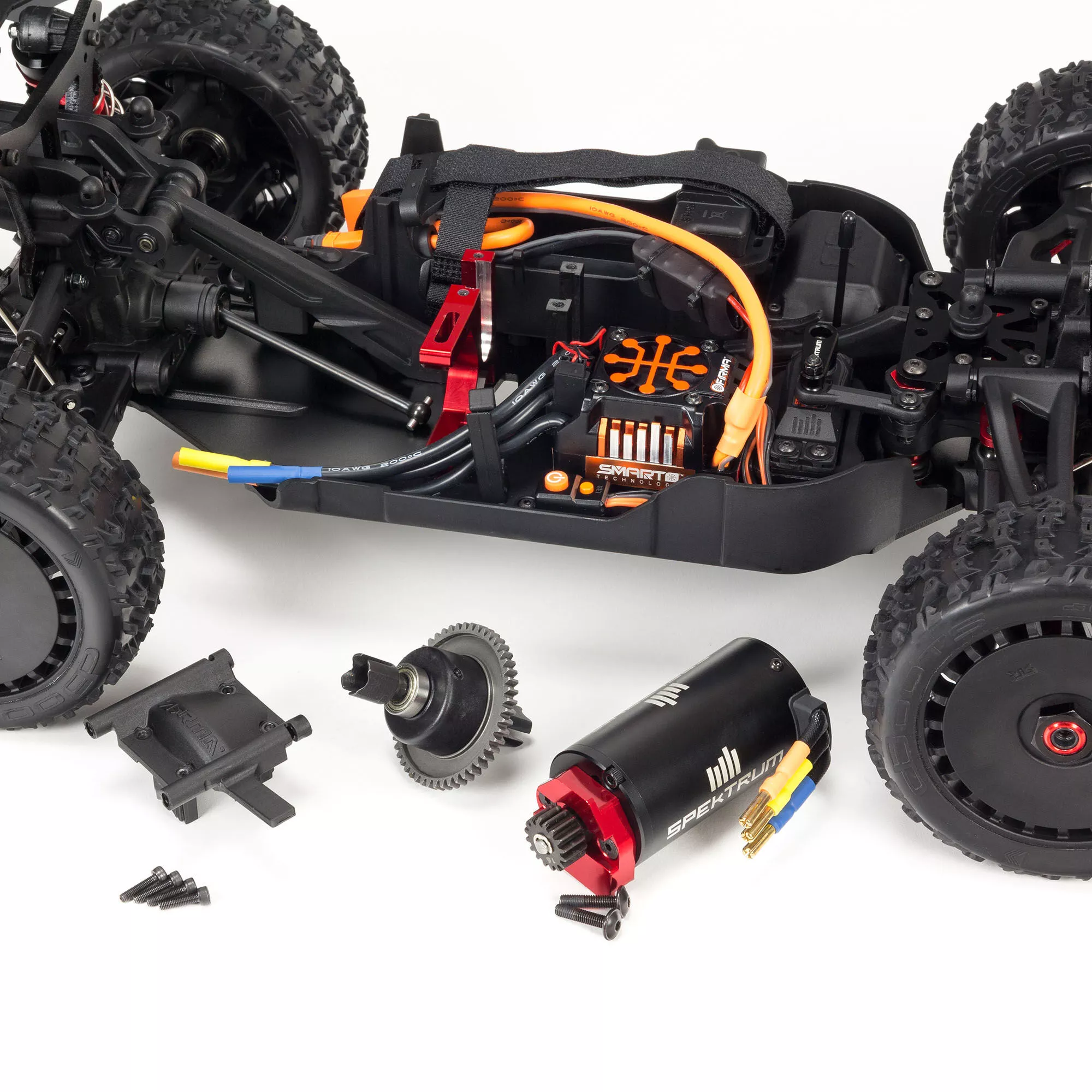 Arrma ARA8606V5 1:8 Typhon BLX6S Brushless 4WD EP RTR Rouge / Noir