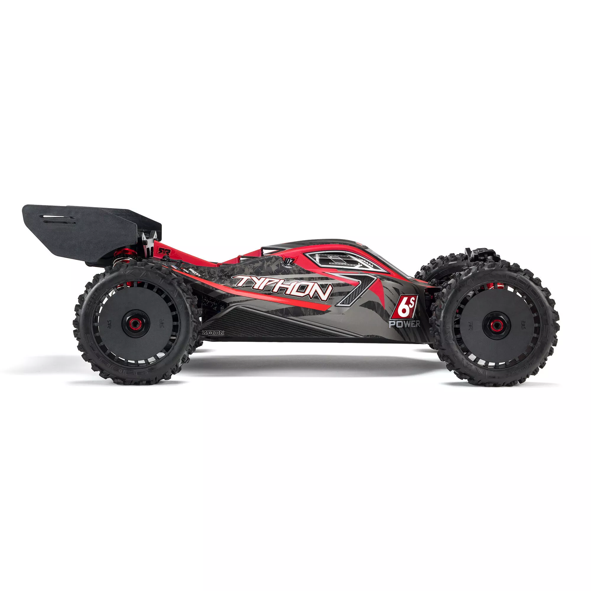 Arrma ARA8606V5 1:8 Typhon BLX6S Brushless 4WD EP RTR Rouge / Noir