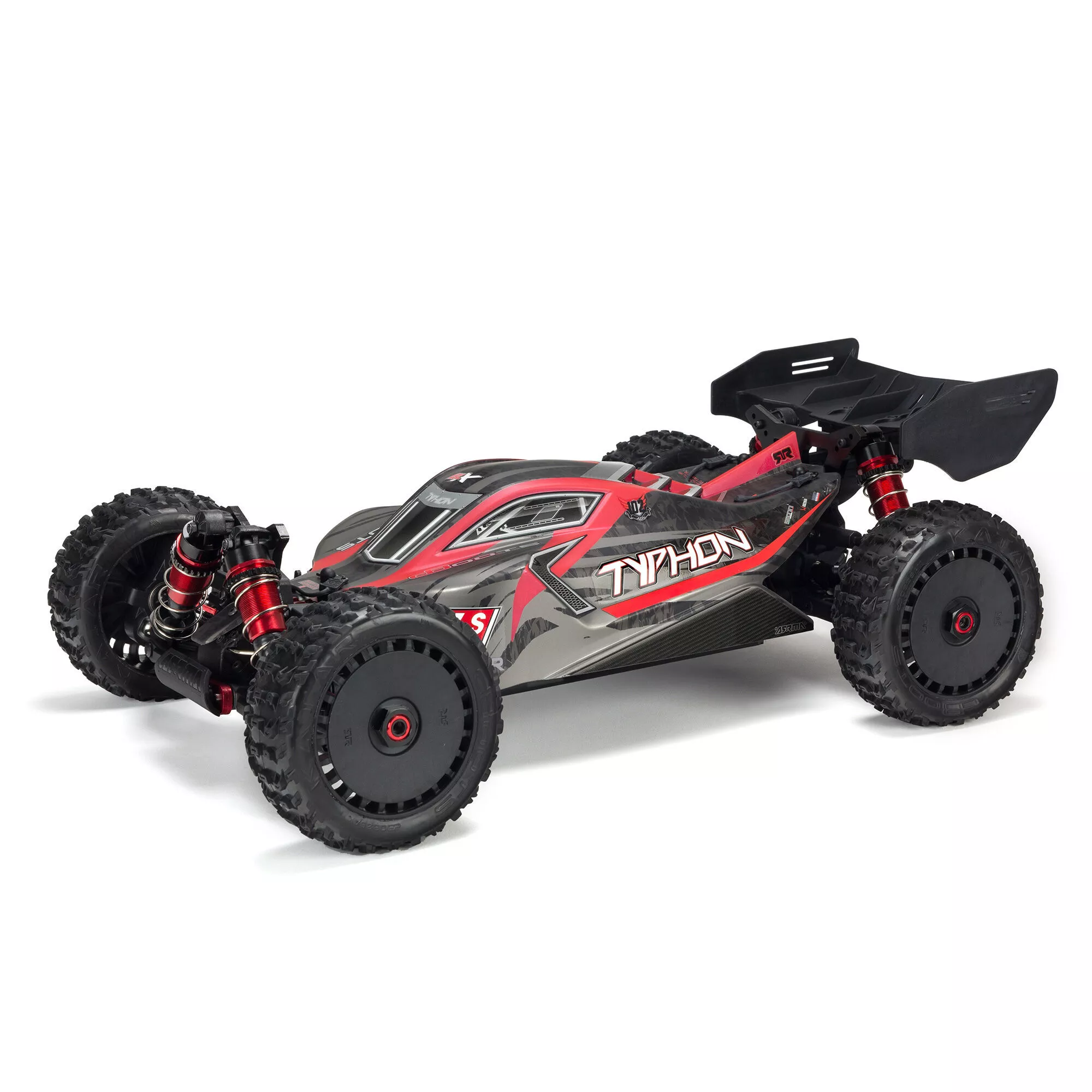 Arrma ARA8606V5 1:8 Typhon BLX6S Brushless 4WD EP RTR Rouge / Noir