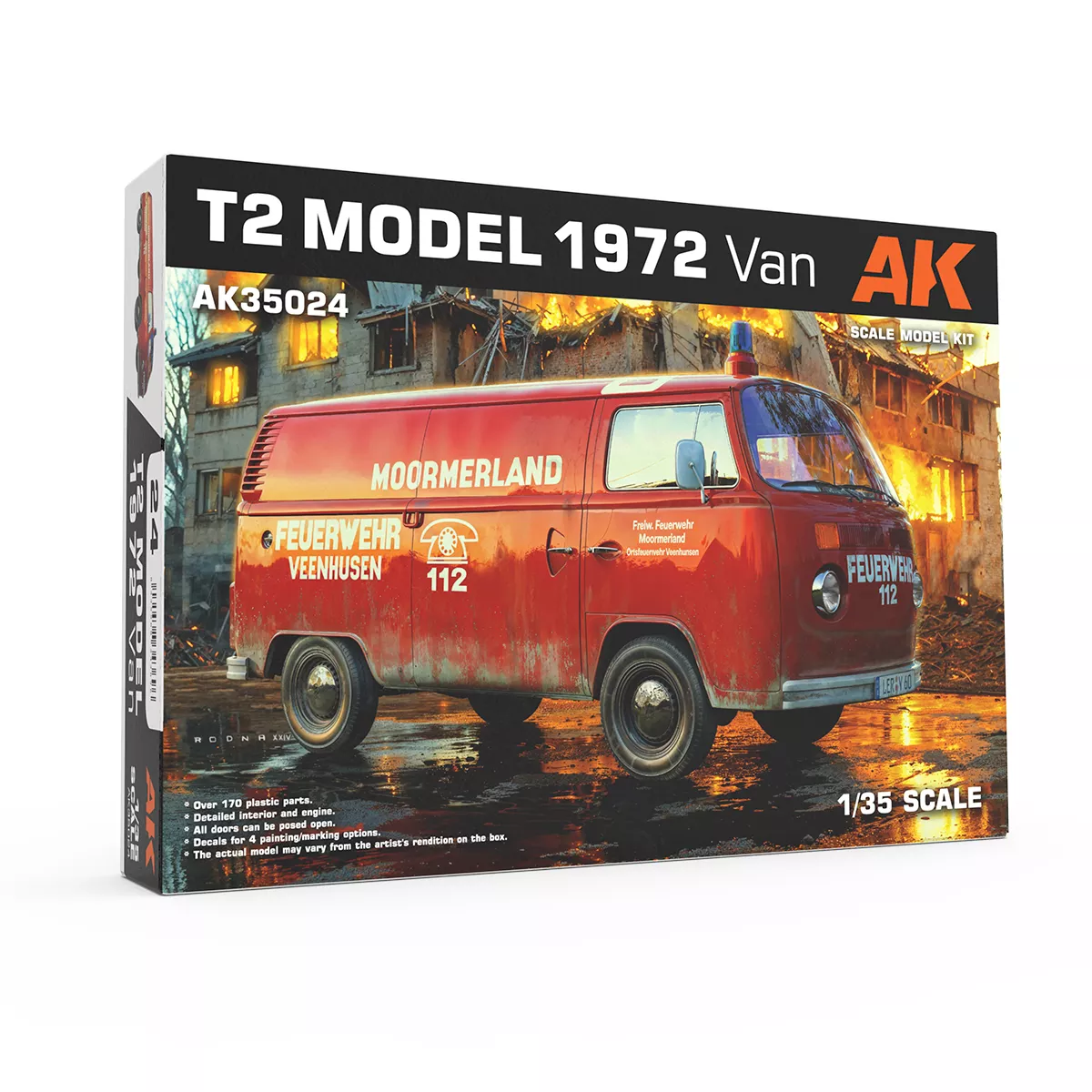 AK Interactive AK35024 1:35 T2 Model Van 1972