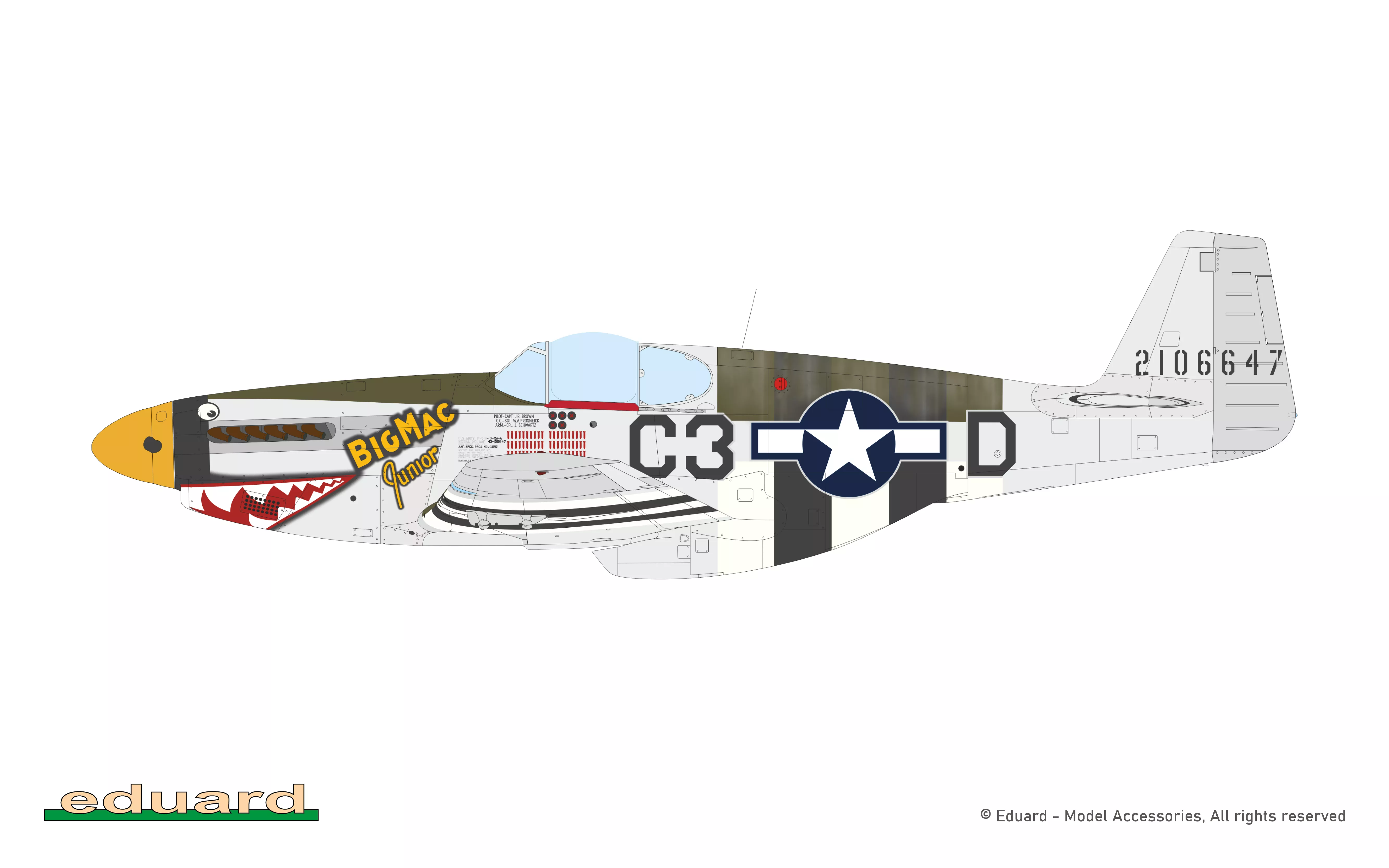 Eduard 932011 1/32 P-51B Mustang Royal Hybrid
