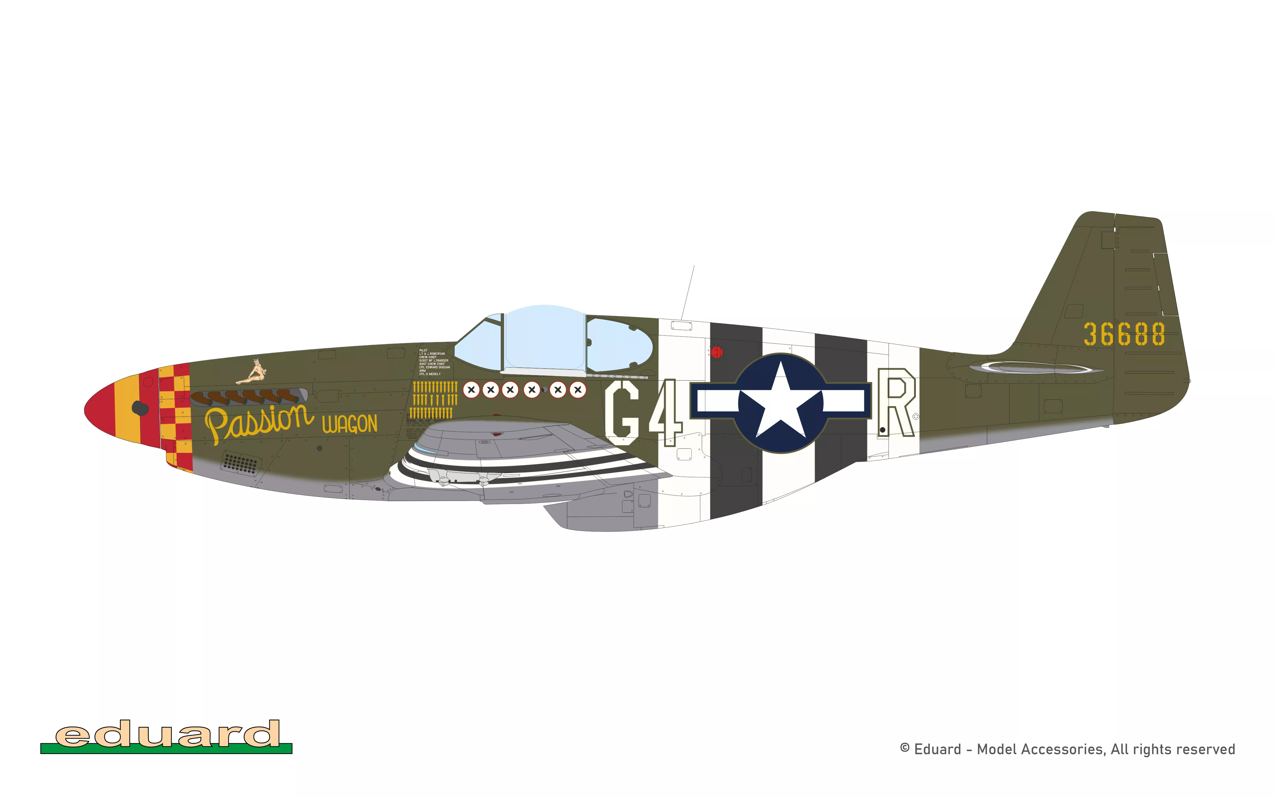 Eduard 932011 1/32 P-51B Mustang Royal Hybrid