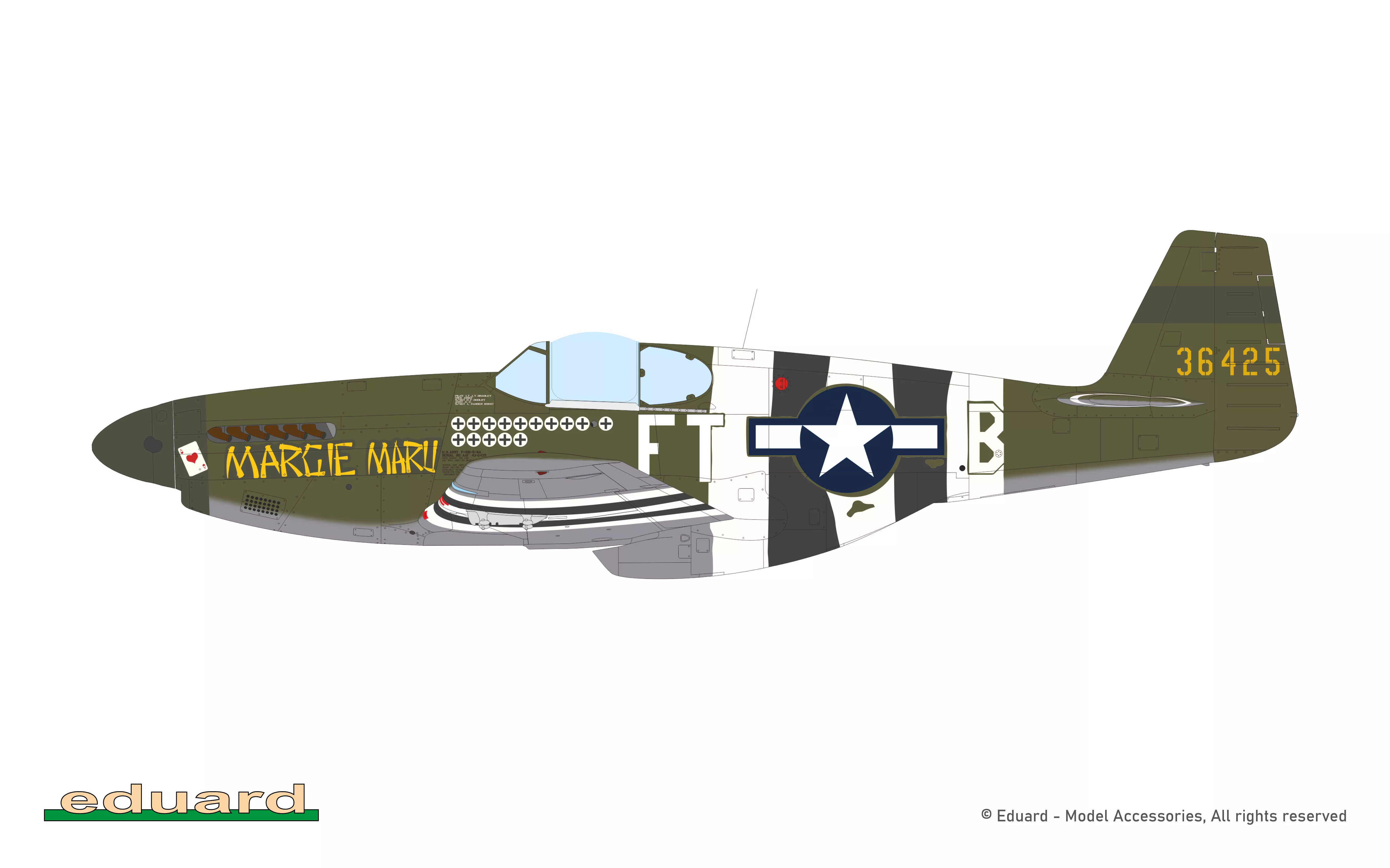 Eduard 932011 1/32 P-51B Mustang Royal Hybrid