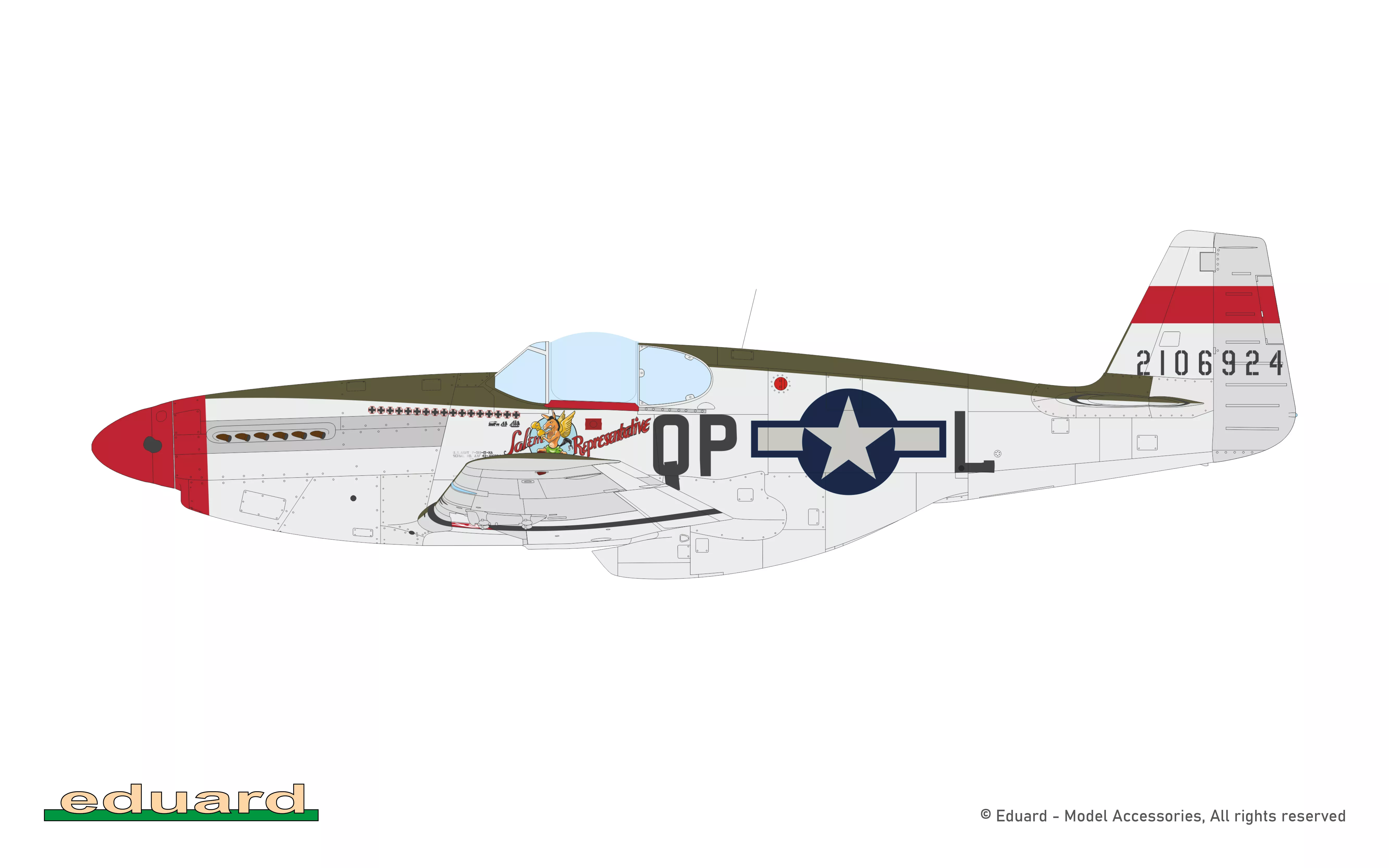 Eduard 932011 1/32 P-51B Mustang Royal Hybrid