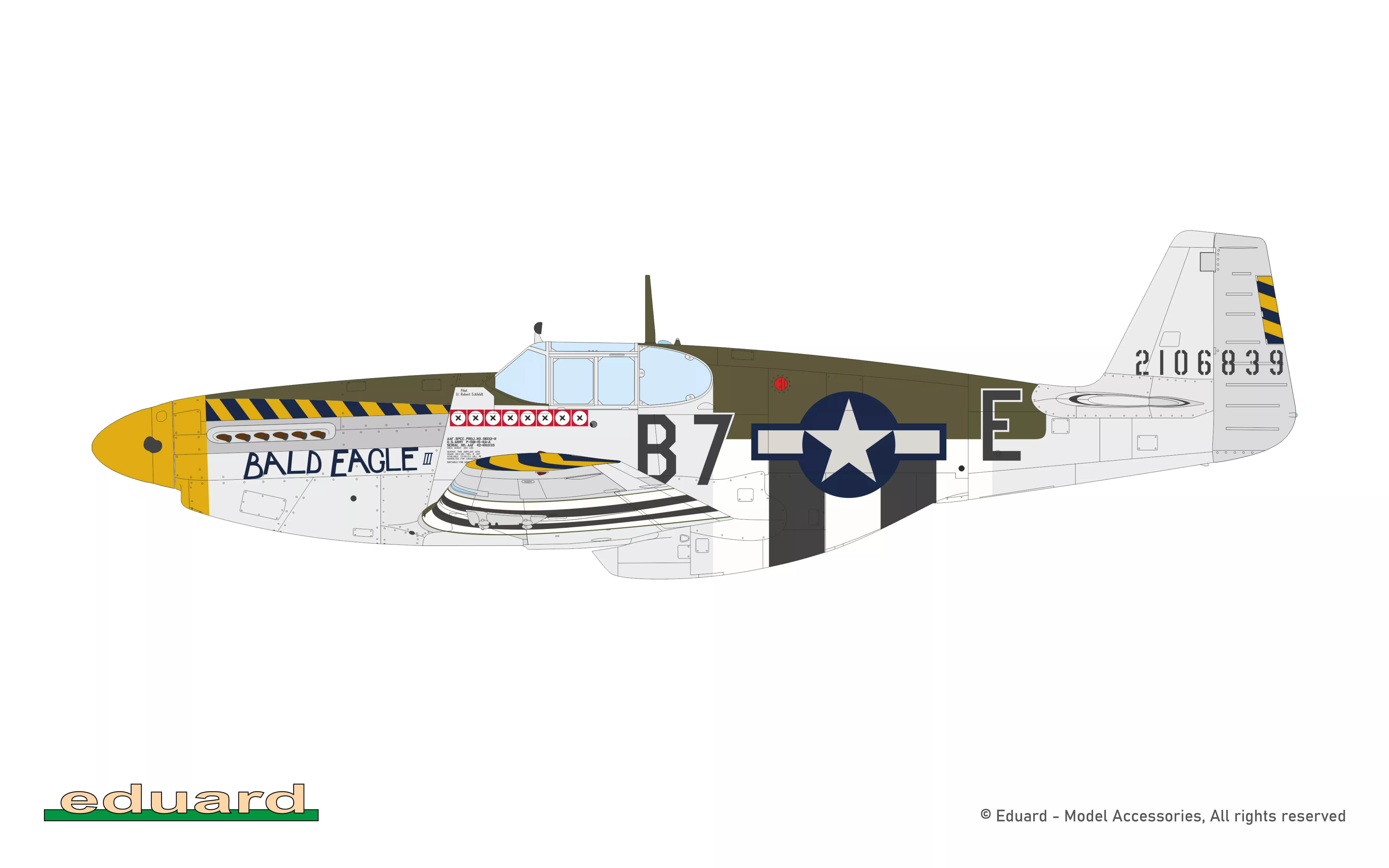Eduard 932011 1/32 P-51B Mustang Royal Hybrid