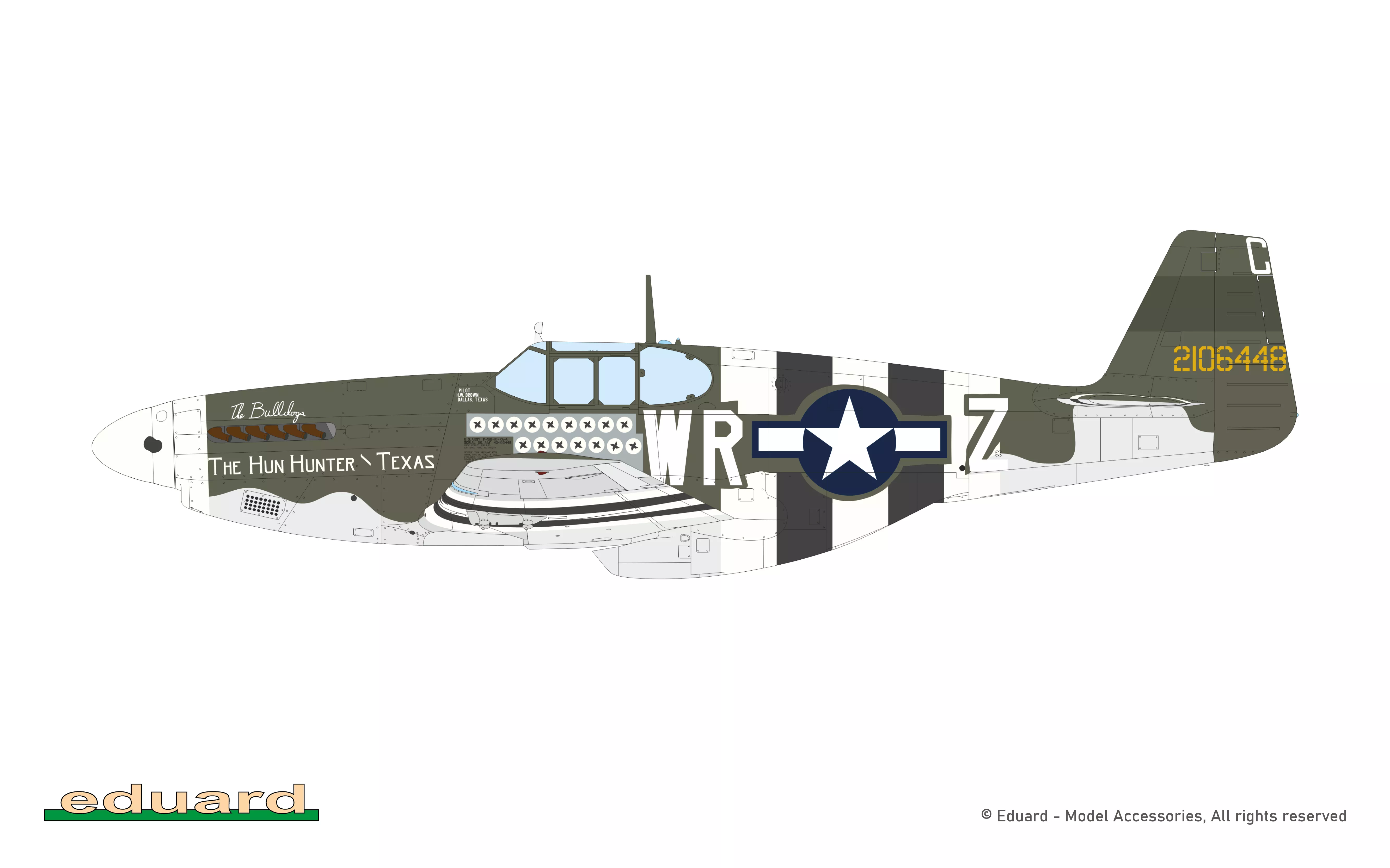 Eduard 932011 1/32 P-51B Mustang Royal Hybrid