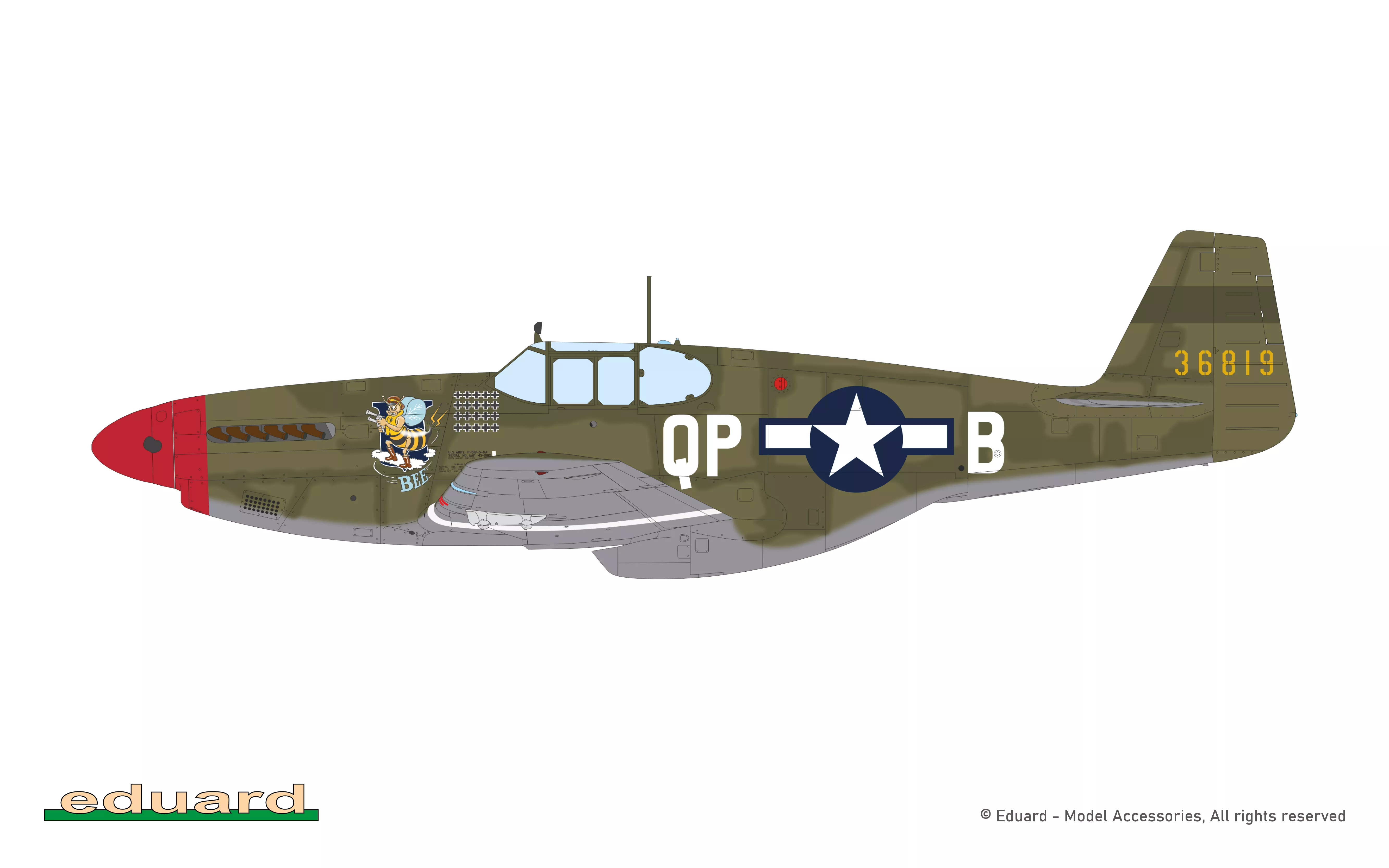 Eduard 932011 1/32 P-51B Mustang Royal Hybrid
