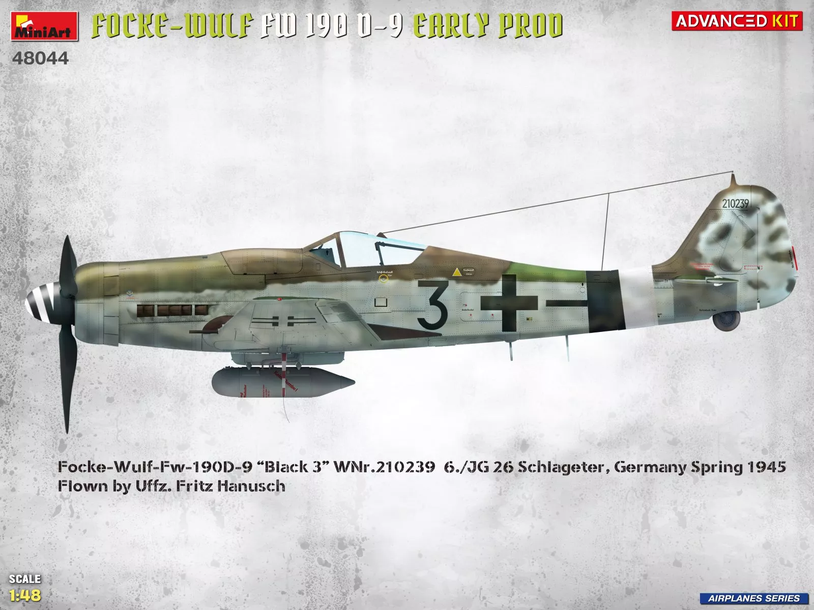 MiniArt 48044 1:48 Focke-Wulf Fw 190D-9 Early Prod. Advanced Kit