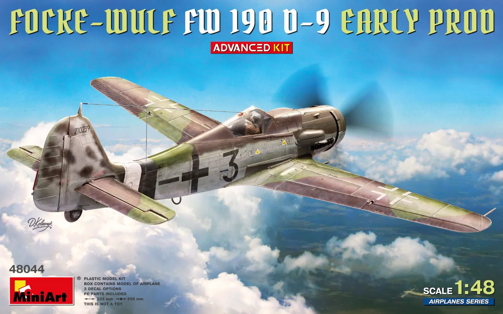 MiniArt 48044 1:48 Focke-Wulf Fw 190D-9 Early Prod. Advanced Kit