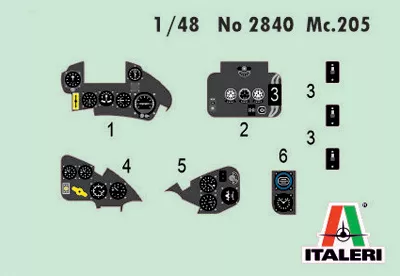 Italeri 2840 1:48 Macchi MC.202 Folgore