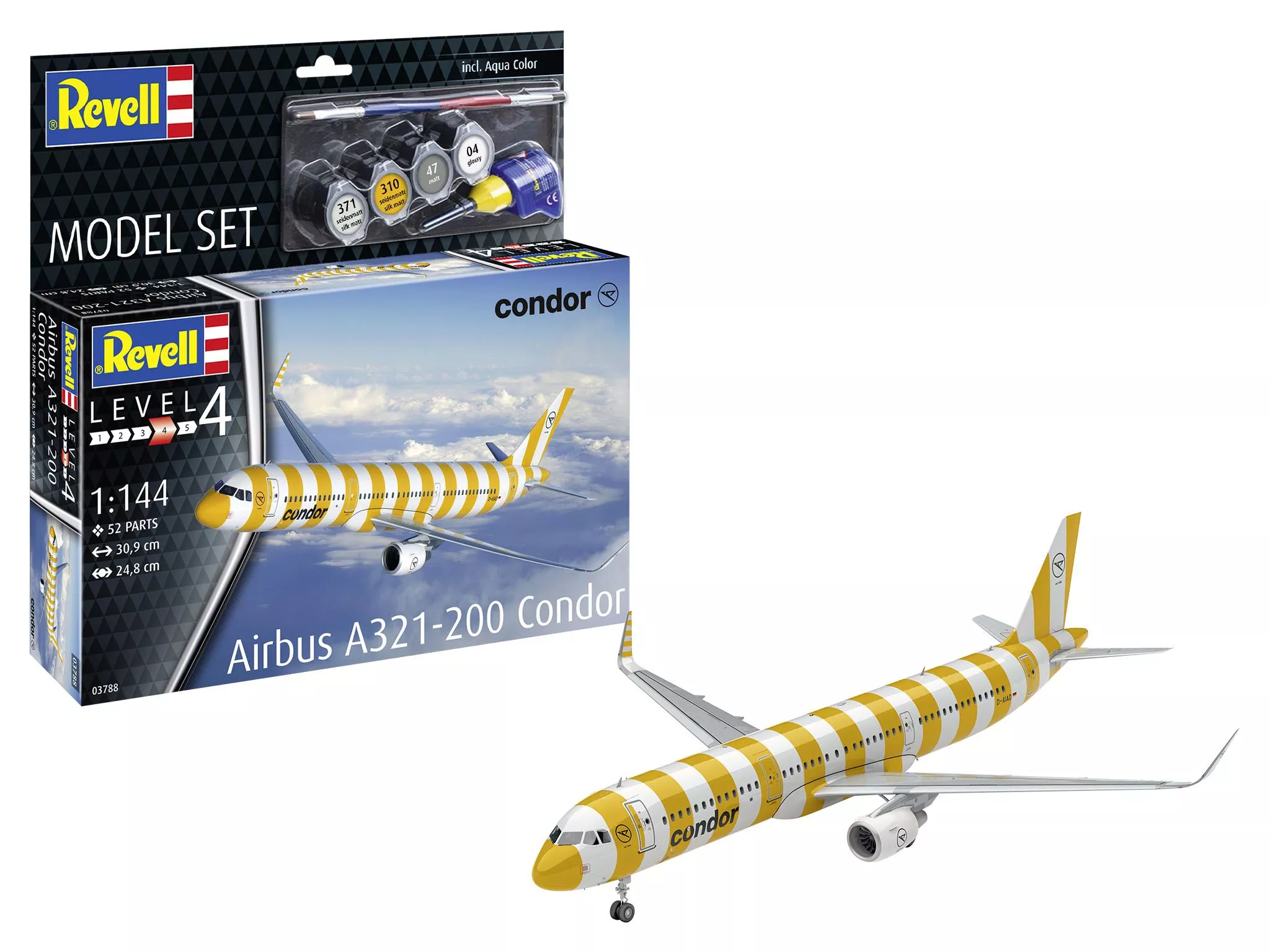 Revell 63788 1:144 Airbus A321-200 Condor Model Set