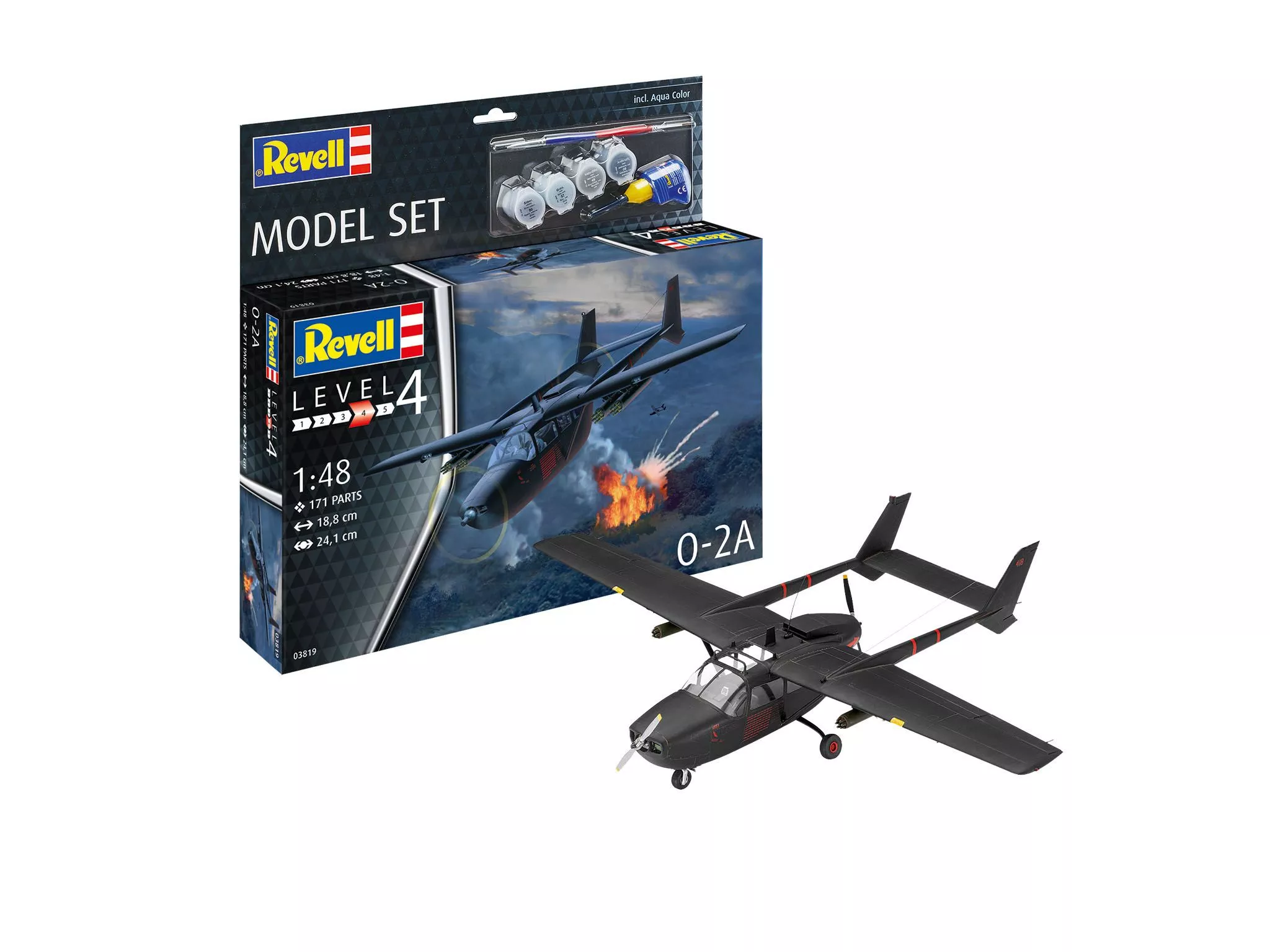 Revell 63819 1:48 Cessna O-2 Skymaster Model Set