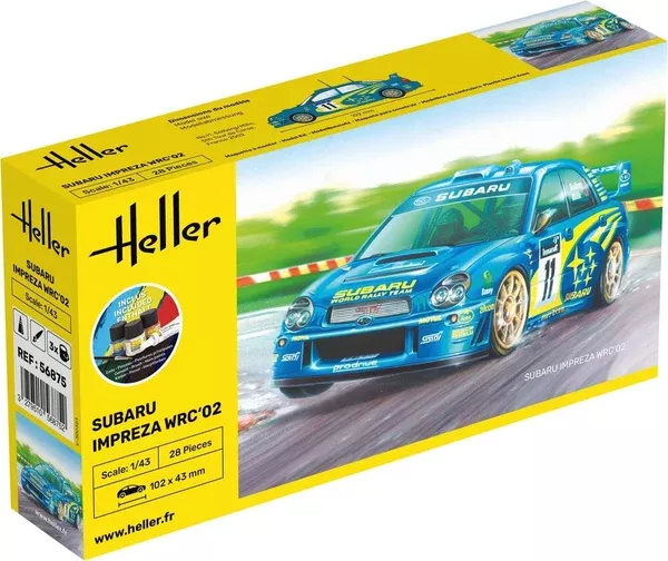 Heller 56199 1:43 Subaru Impreza WRC'02  Starter Kit