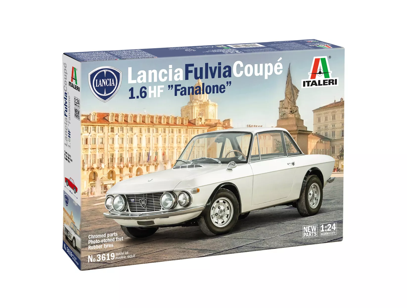 Italeri 3619 1:24 Lancia Fulvia Coupé 1.6 HF ''Fanalone''
