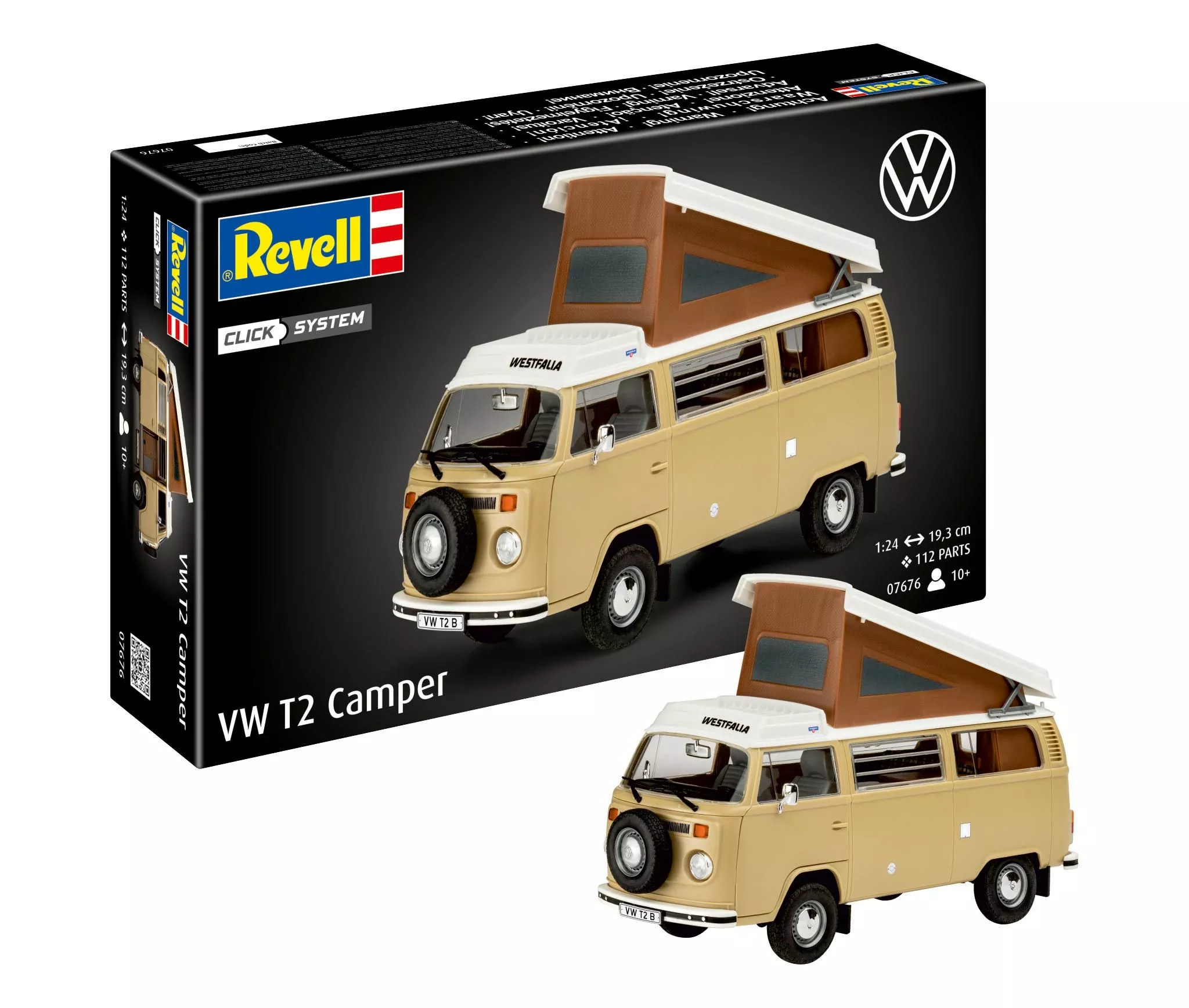 Revell 07676 1:24 VW T2 Camper Click System
