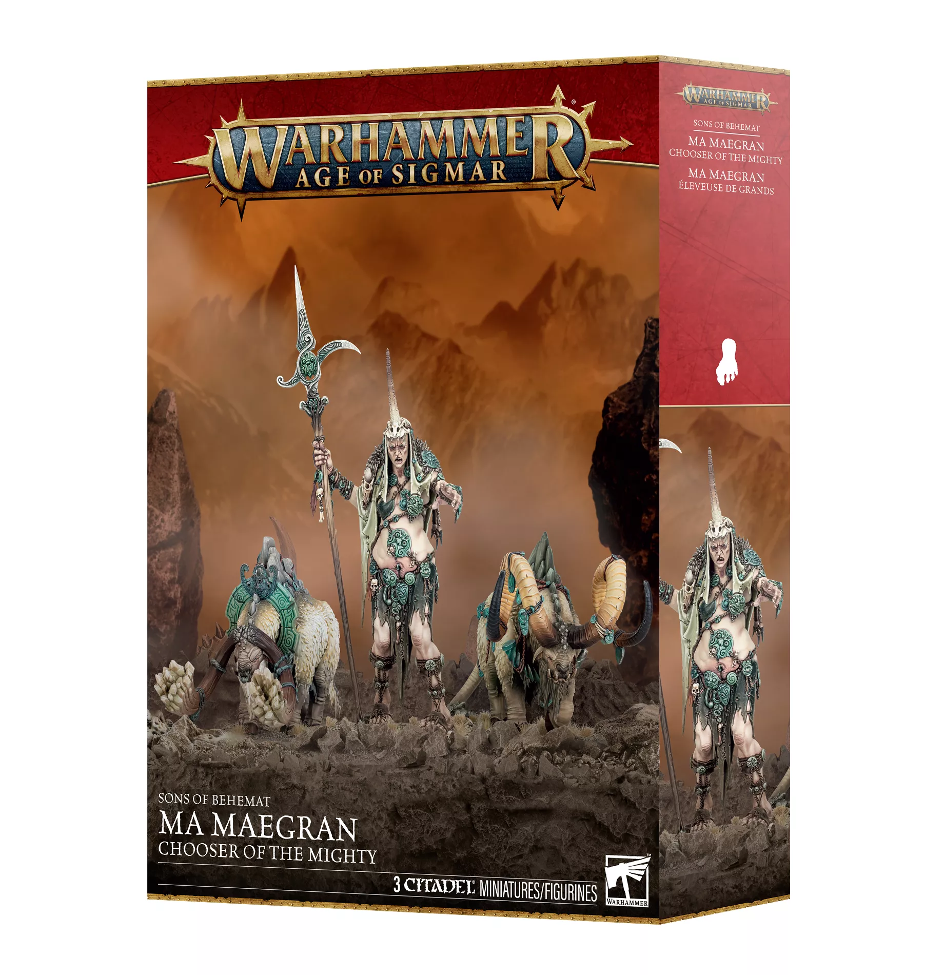 Warhammer Age Of Sigmar Sons Of Behemat : Ma Maegran Eleveuse De Grands