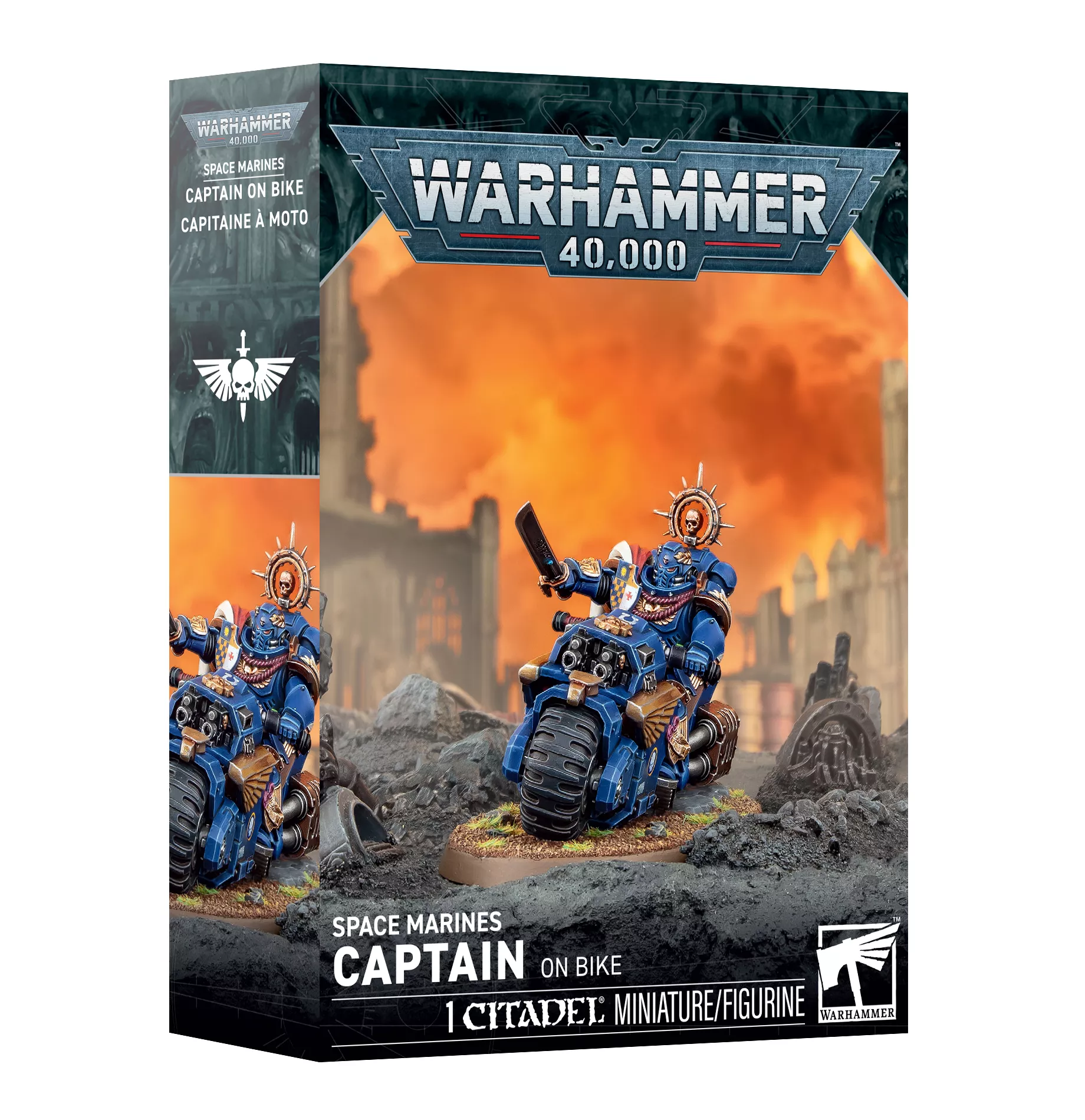 Capitaine A Moto  Space Marine - Warhammer 40 000