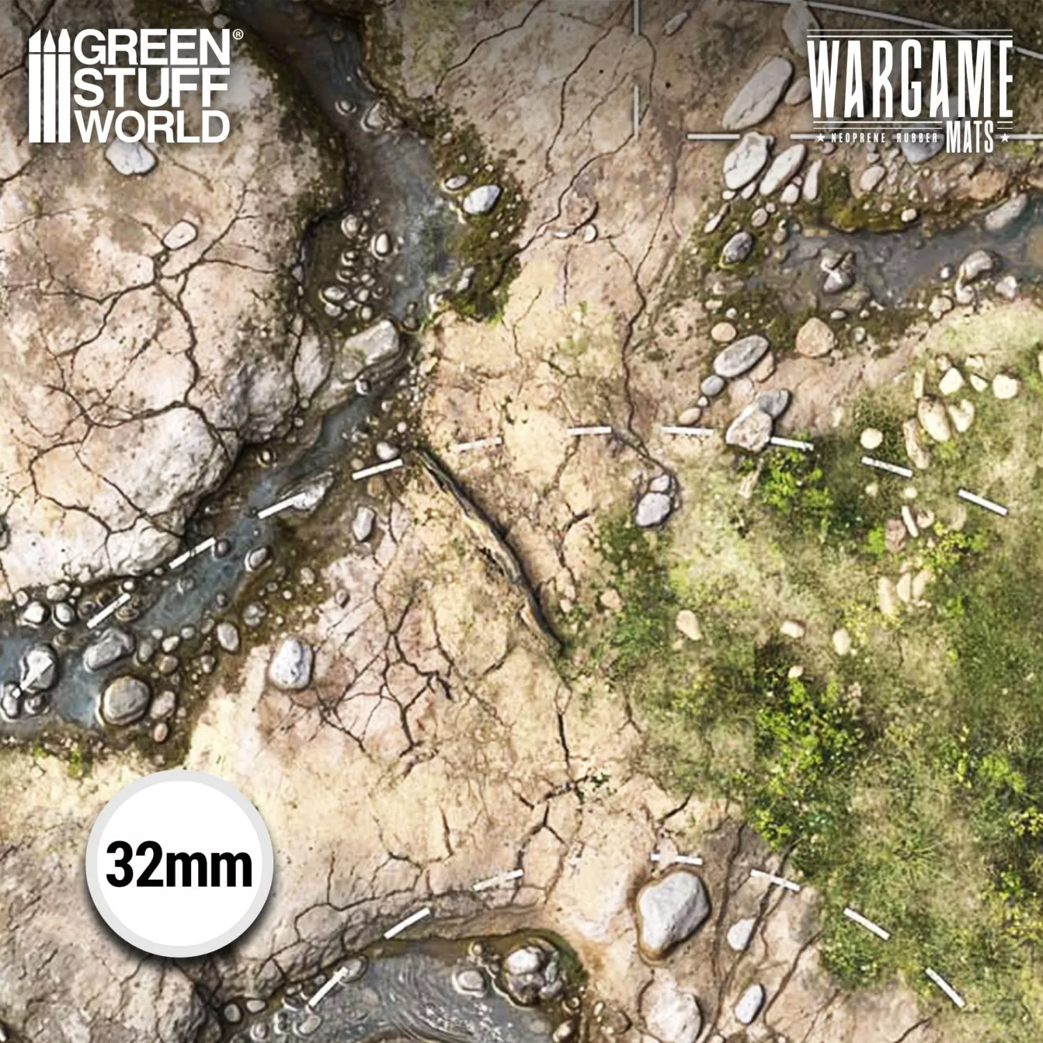 Tapis De Wargame Duskriver Meadows+ Zone Déploiement 60X44'' GSW - 5875