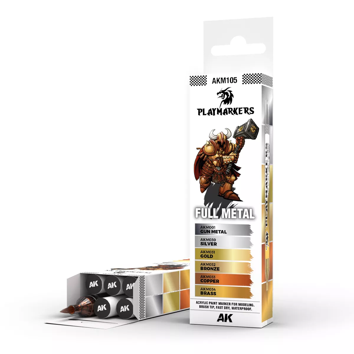 Full Metal Playmarkers Set AkInteractive - AKM105