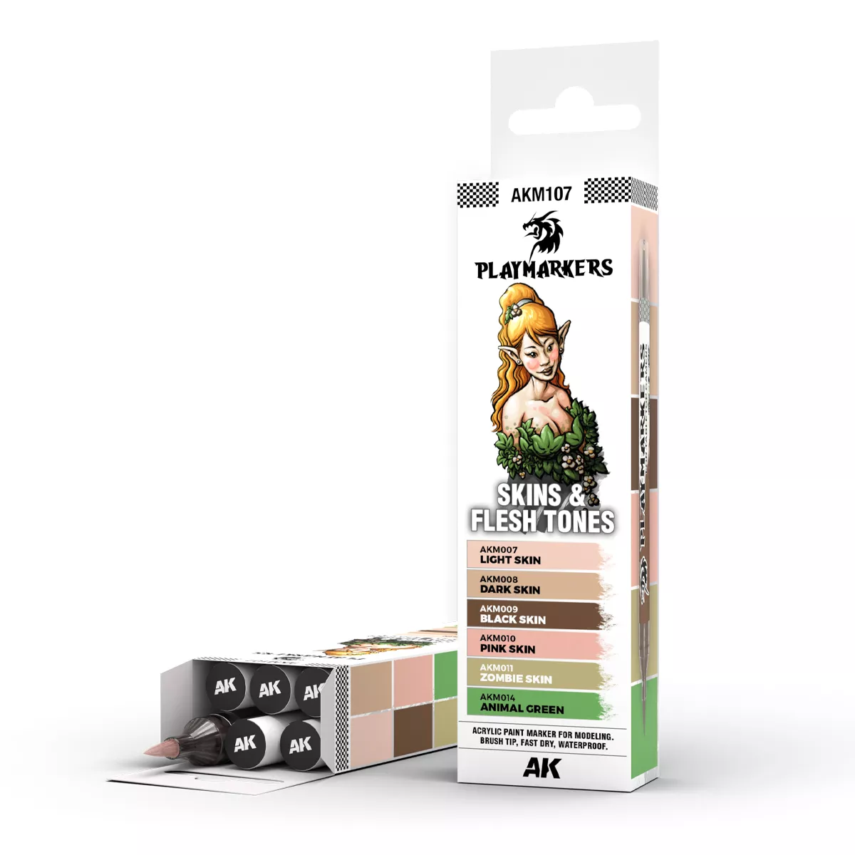 Skin & Flesh Tones Playmarkers Set AkInteractive - AKM107
