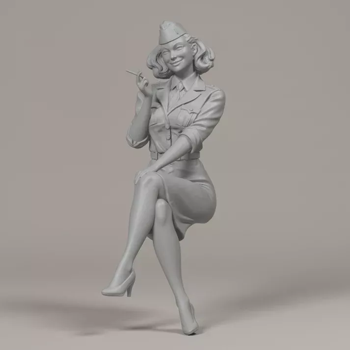 Peggy Smoke Break 1:32 Warfront Models - WFM32SH002