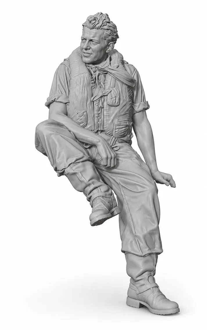 RAF Pilote Au Repos 1:32 Warfront Models - WFM32F012